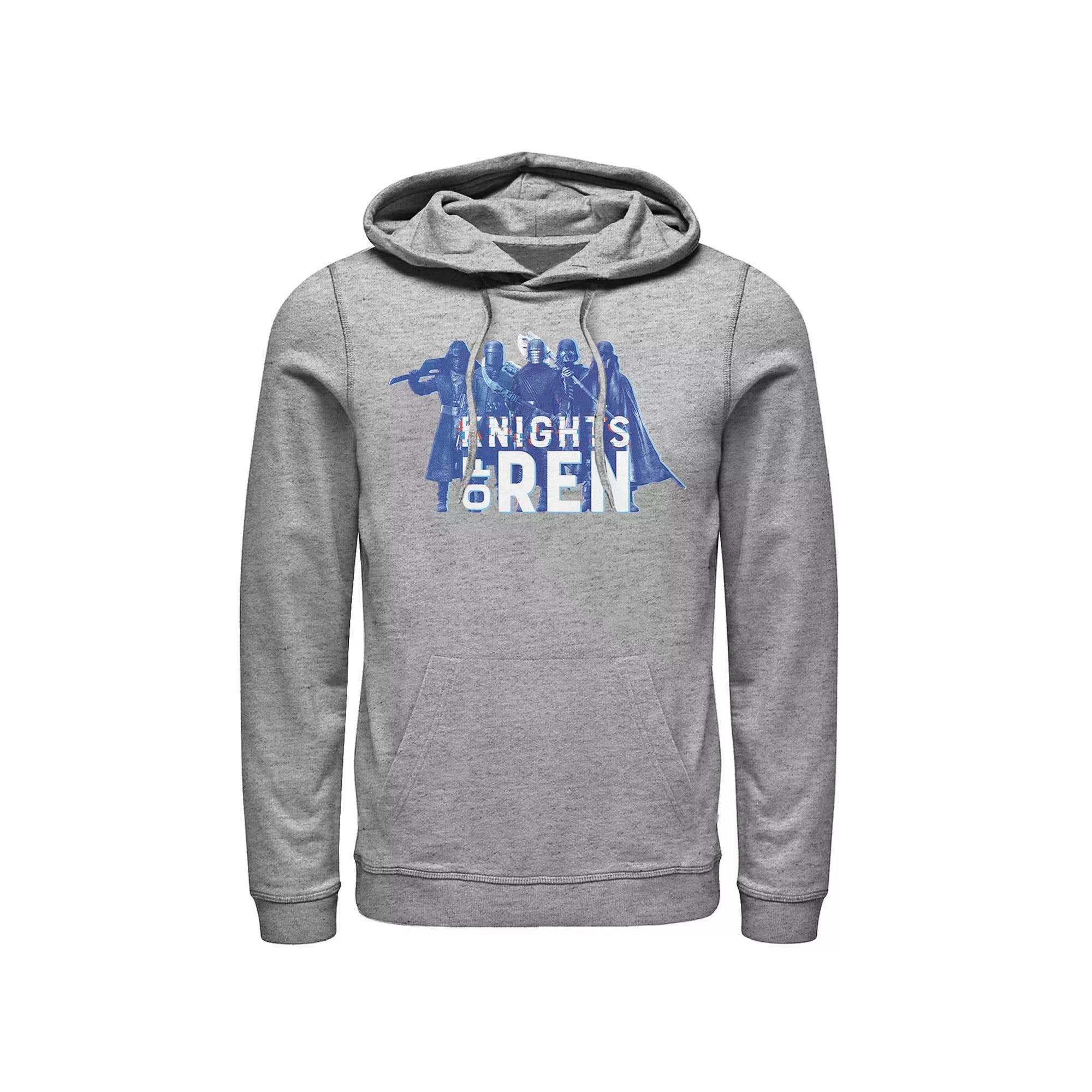 Men's Star Trek Next Generation Property Badge Hoodie, Size: Medium, Athletic Grey Product Image