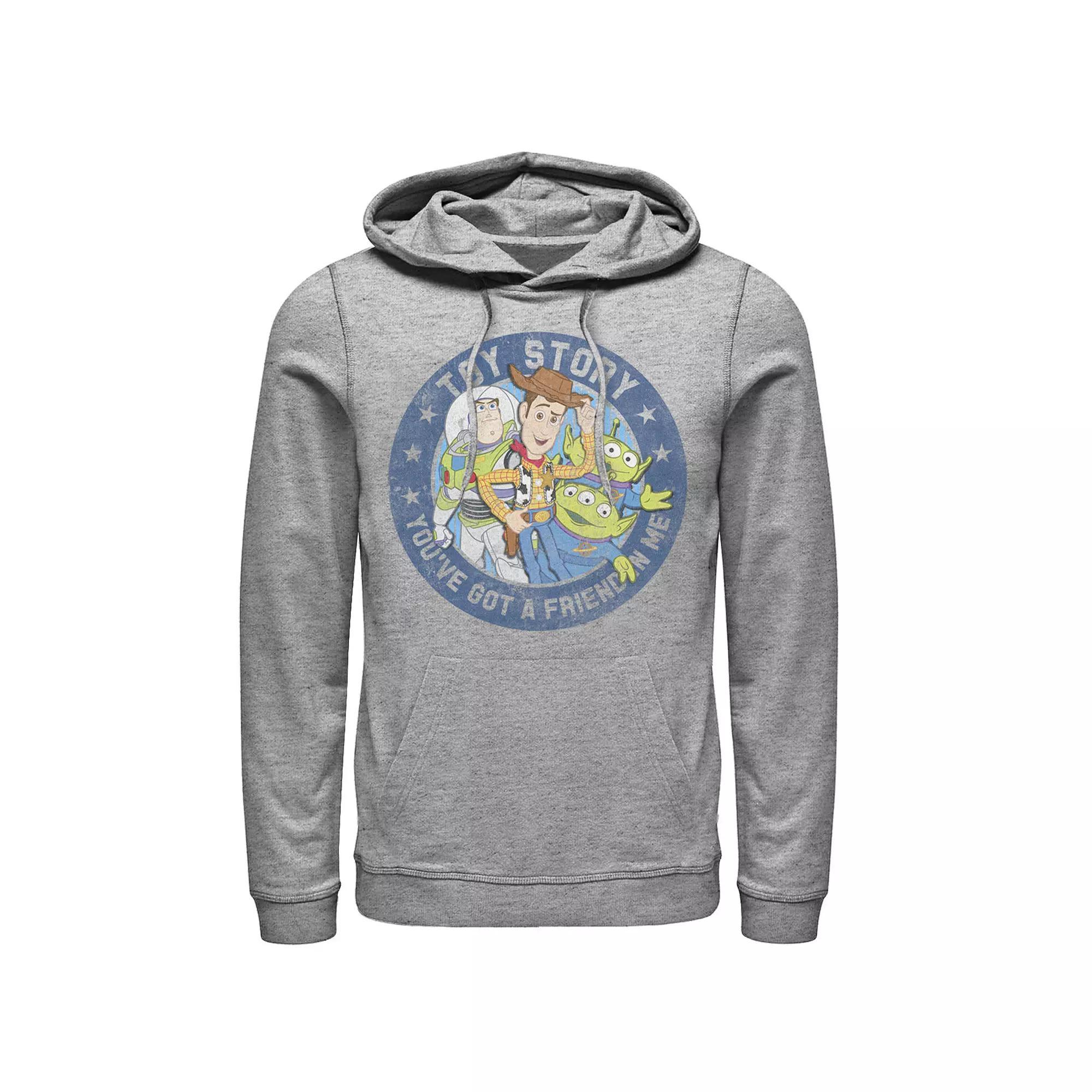 Disney / Pixar's Toy Story Men's You've Got A Friend Hoodie, Size: Medium, Athletic Grey Product Image