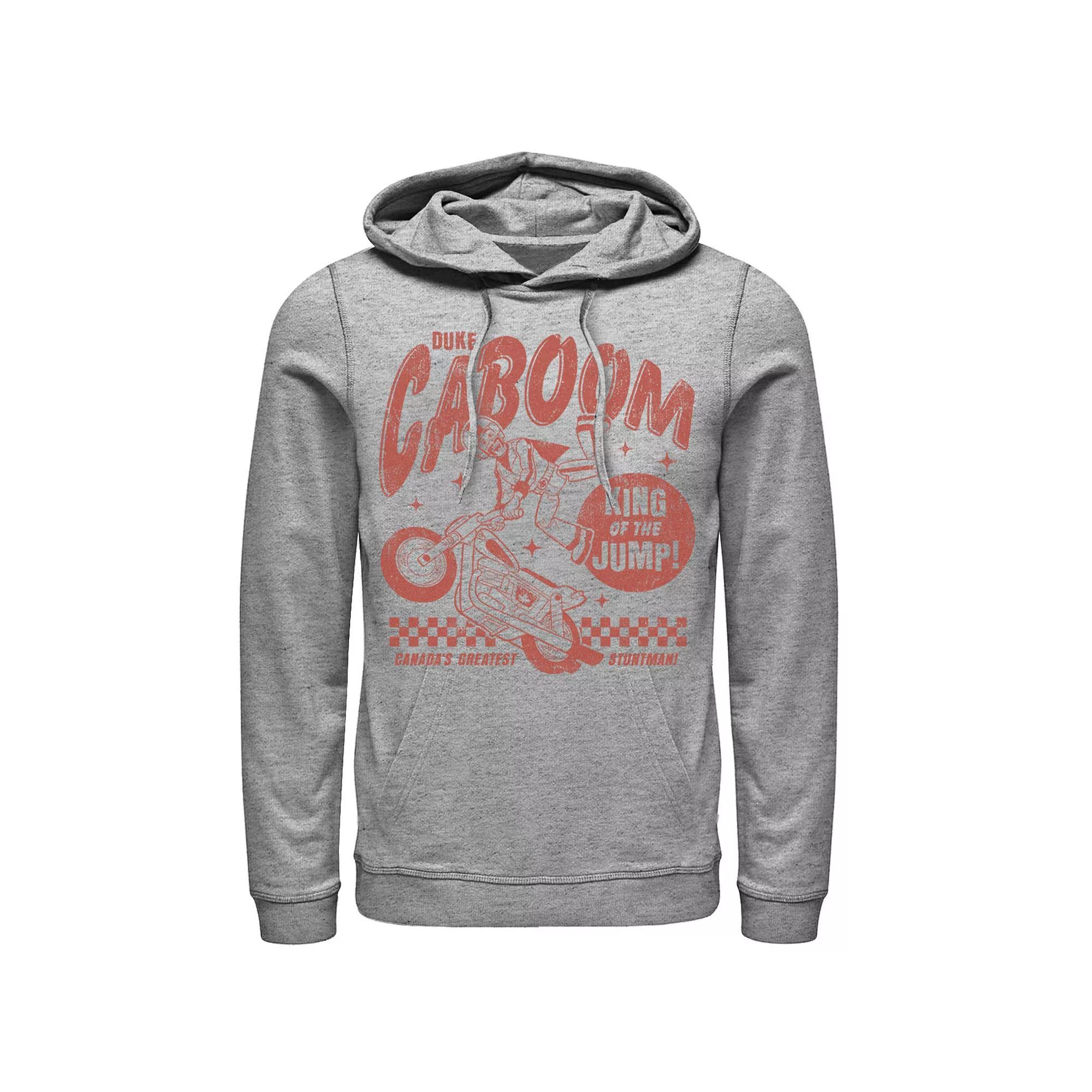 Disney / Pixars Toy Story Duke Caboom Mens Greatest Stuntman Hoodie Athletic Grey Product Image