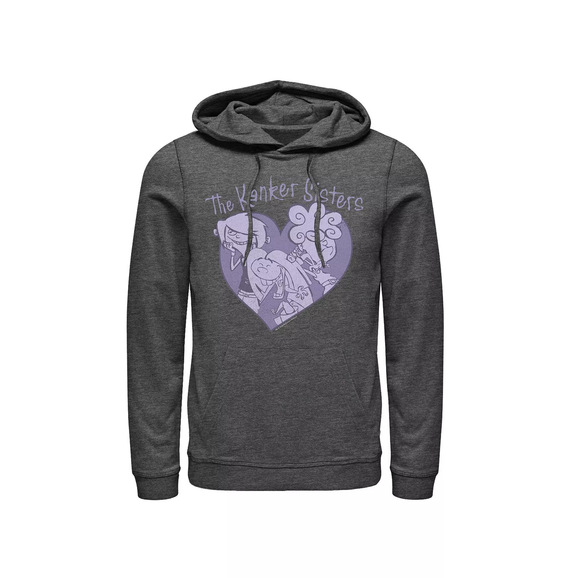 Men's Cartoon Network Ed, Edd & Eddy The Kanker Sisters Hoodie, Size: Large, Blue Product Image