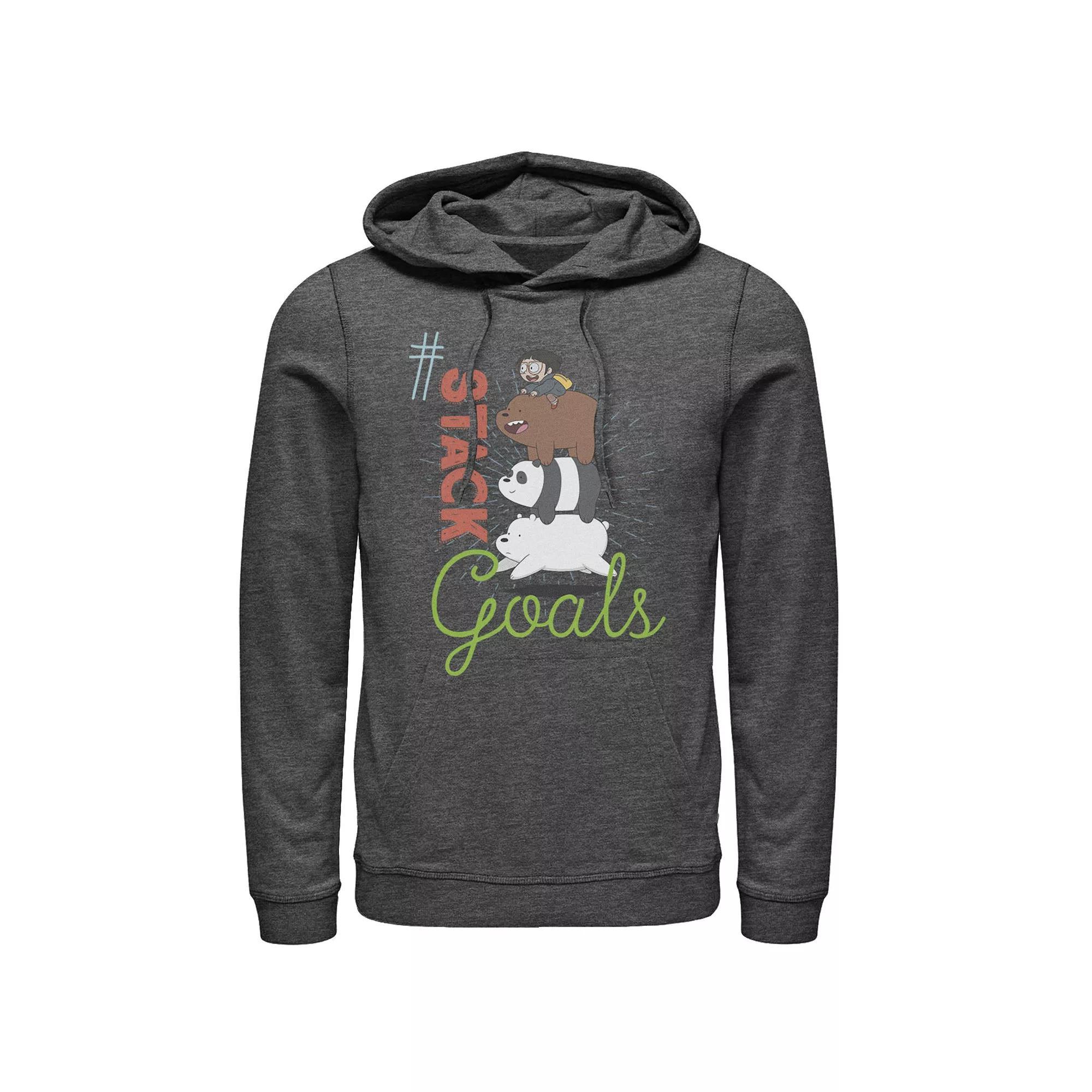 Men's Cartoon Network We Bare Bears Internet Famous Hoodie, Size: Medium, Blue Product Image