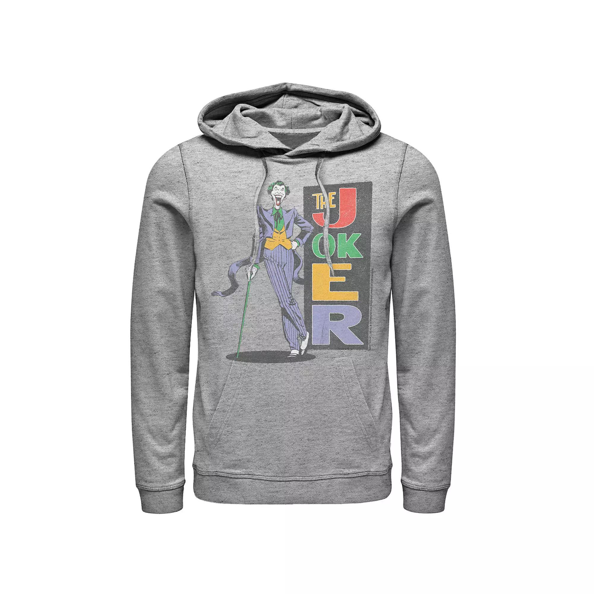 Men's Batman Thrift Joke Hoodie, Size: XL, Athletic Grey Product Image