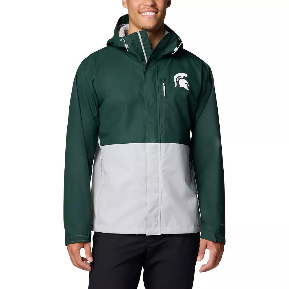 Men's Columbia  Green Michigan State Spartans Field Bound Omni-Tech�� Full-Zip Jacket, Size: Small Product Image