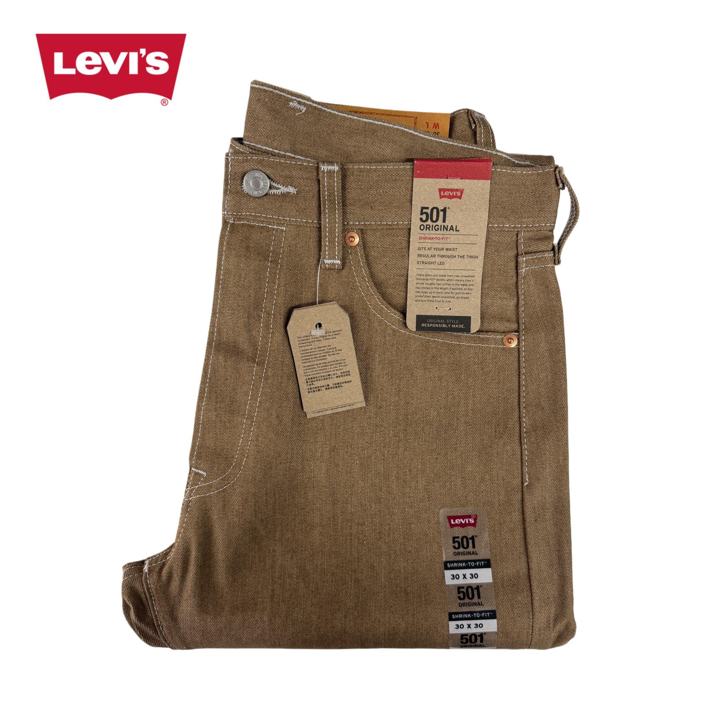 Levi's 501 Shrink-to-Fit - Denim Khaki Male Product Image