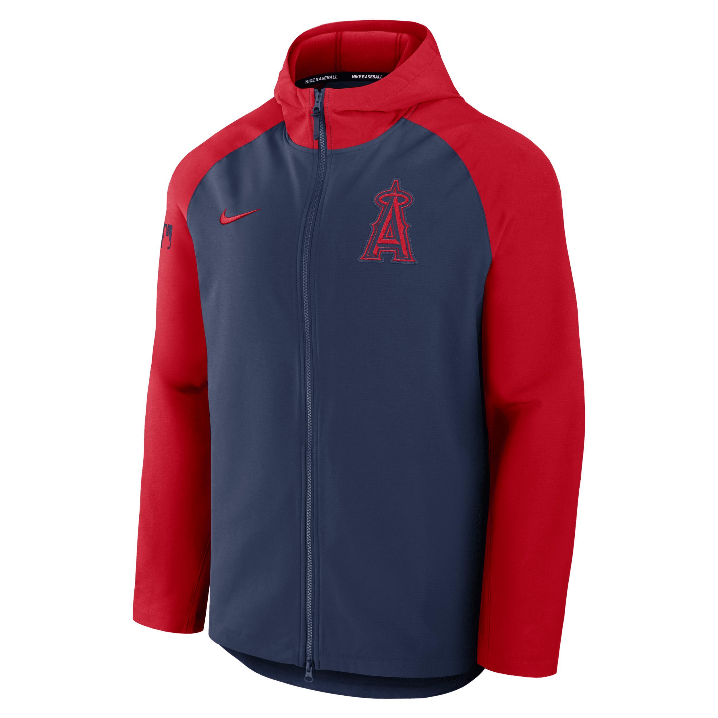Men's Los Angeles Angels Authentic Collection Menâs Nike Therma MLB Full-Zip Jacket Product Image