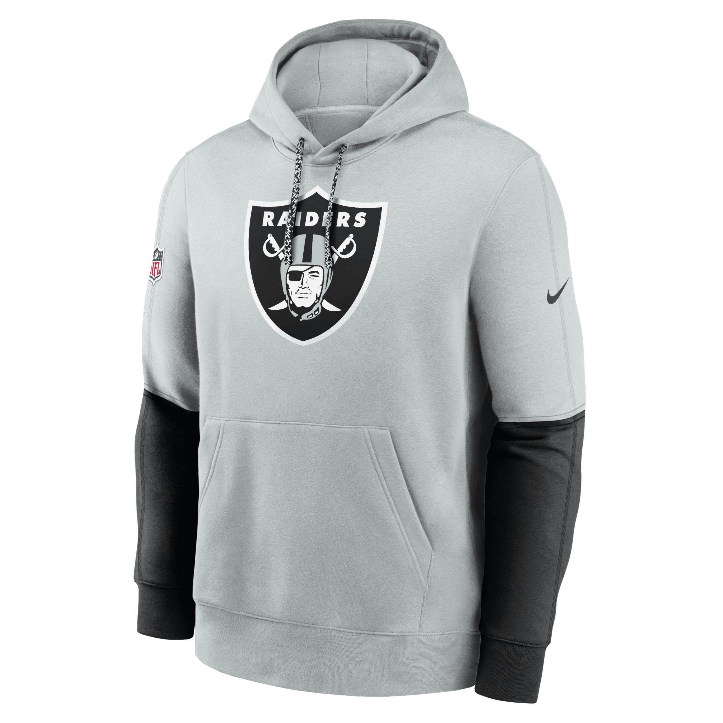 Las Vegas Raiders Sideline Team Issue Club Nike Men's NFL Pullover Hoodie Product Image