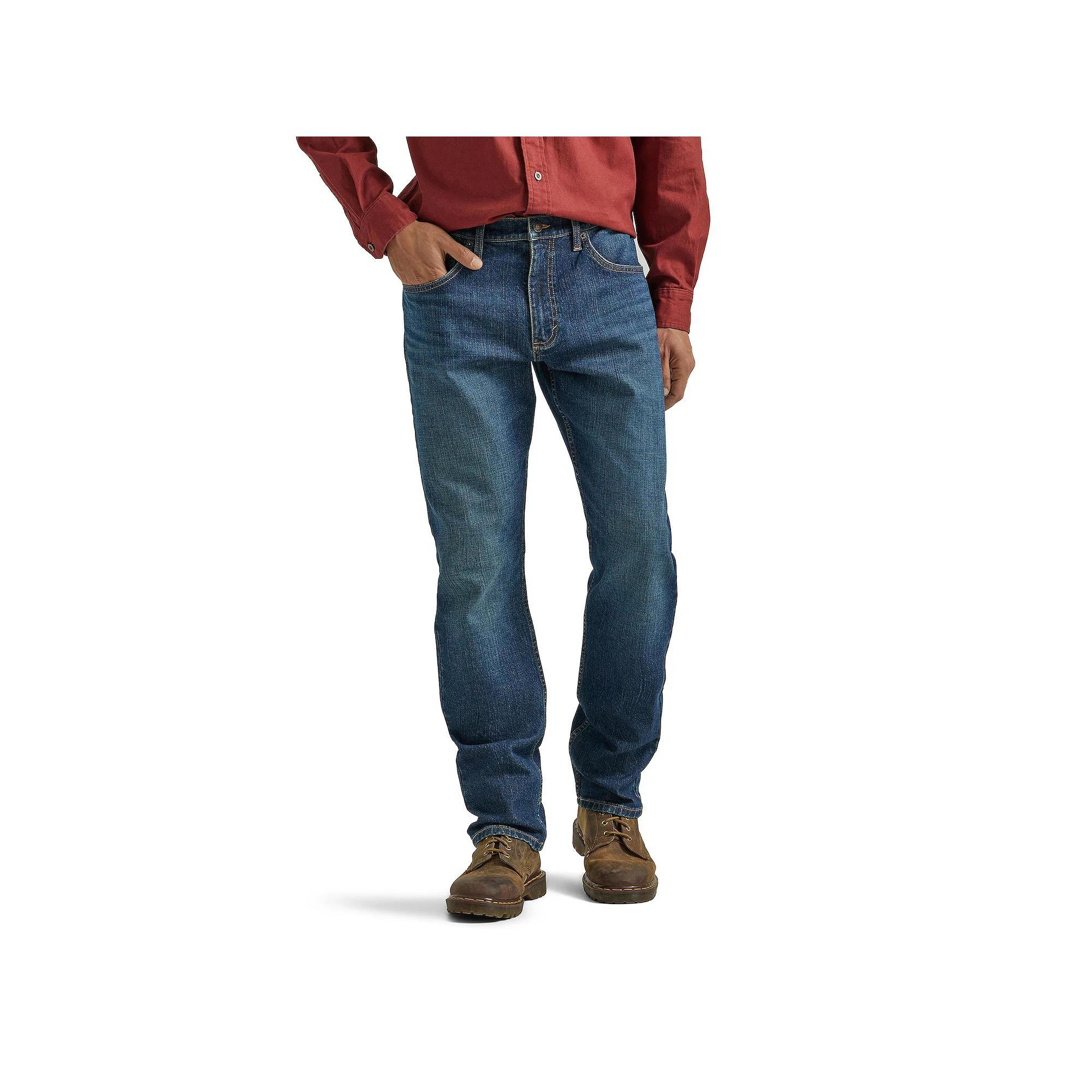 Men's Wrangler Athletic-Fit Stretch Jeans, Size: 36X34, Black Wash Product Image