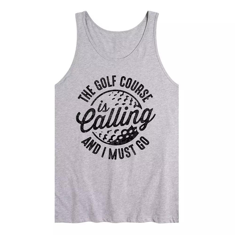 Mens The Golf Course Is Calling Tank Top Product Image