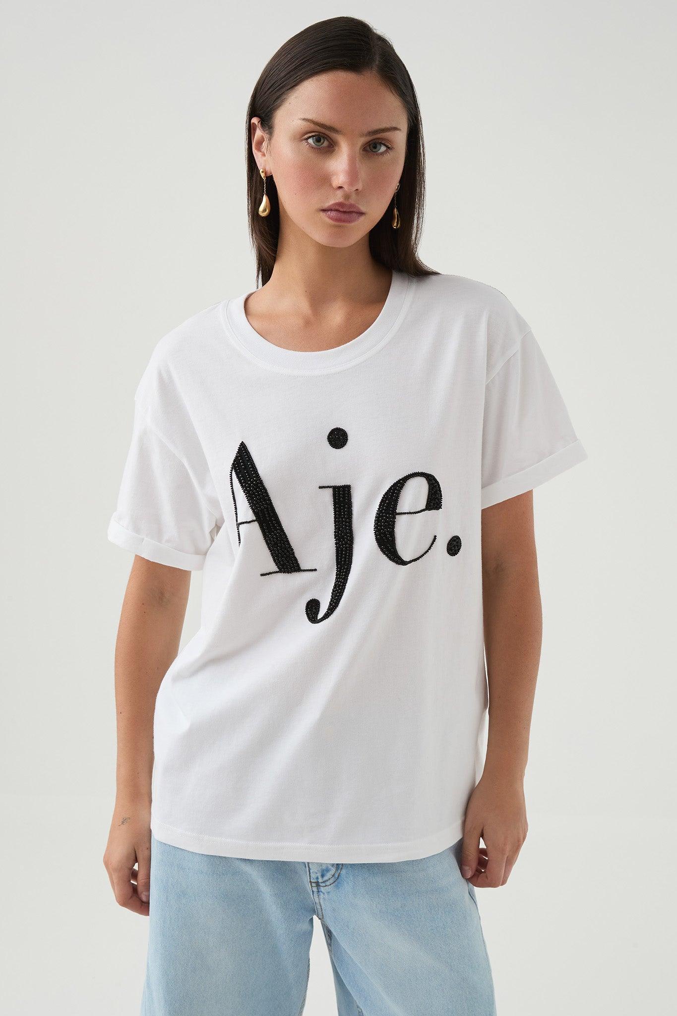 Beyond Embellished Logo Tee Product Image