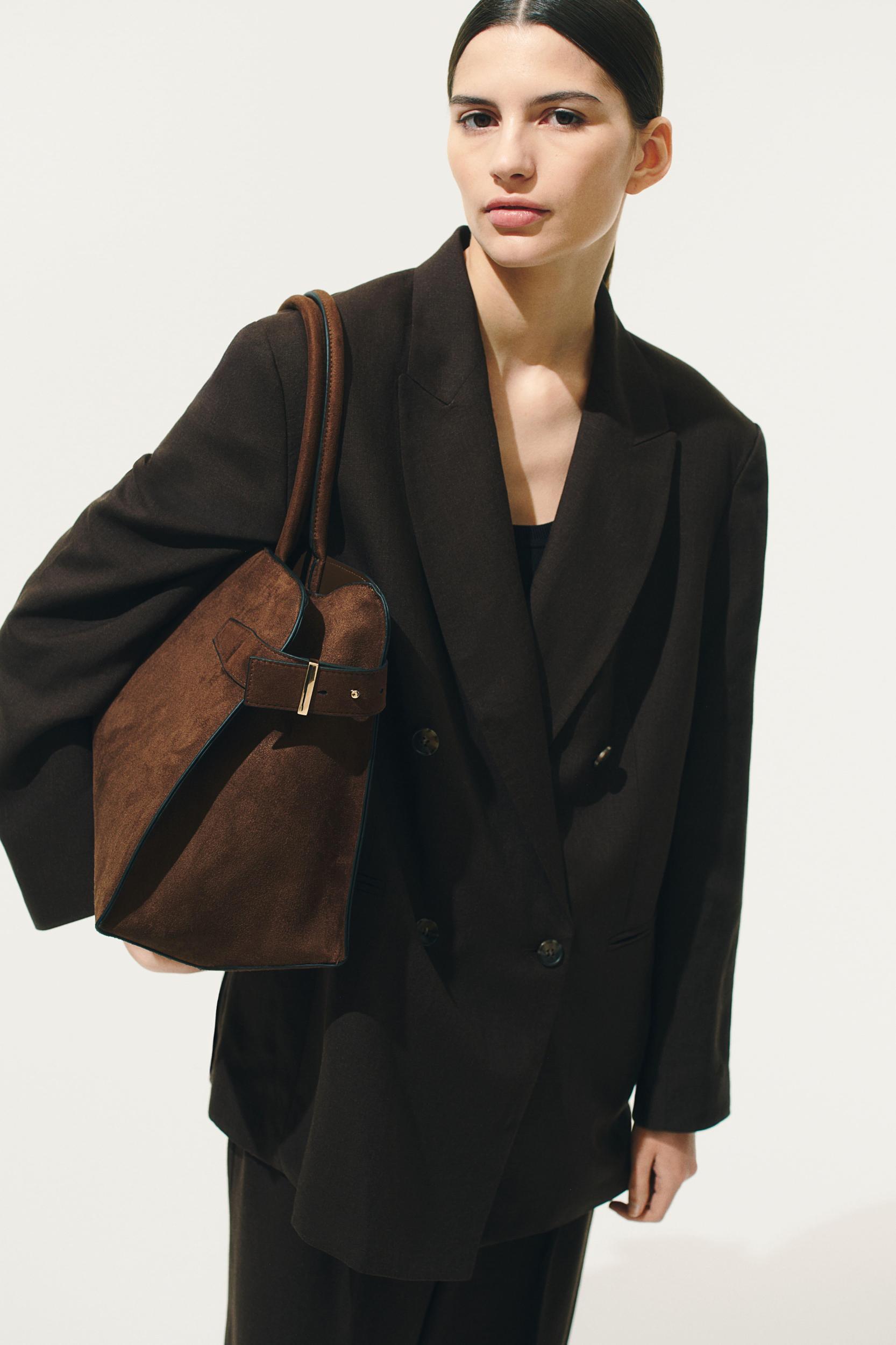 Linen-Blend Blazer Product Image
