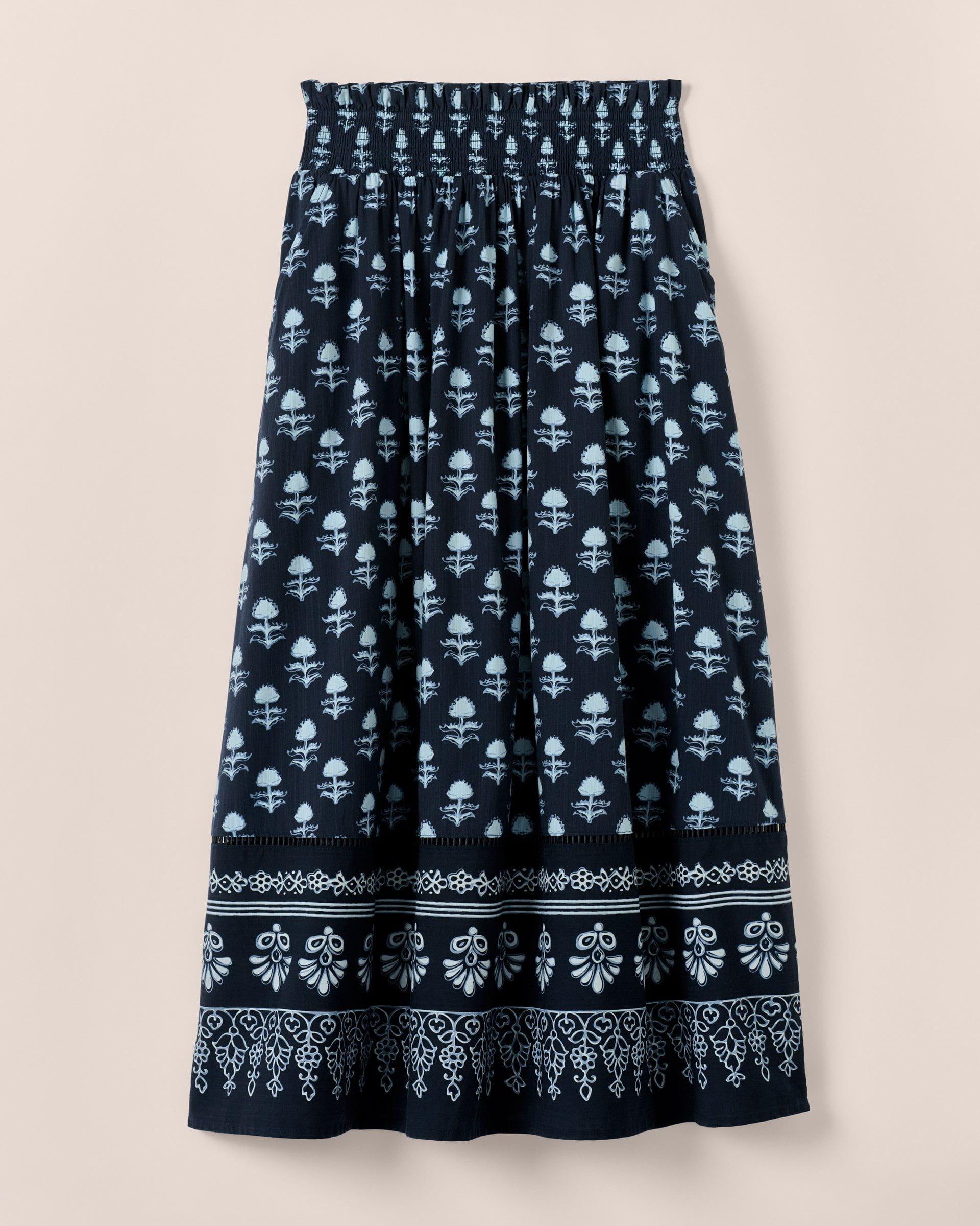 Kinsley Block Print Midi Skirt Female Product Image