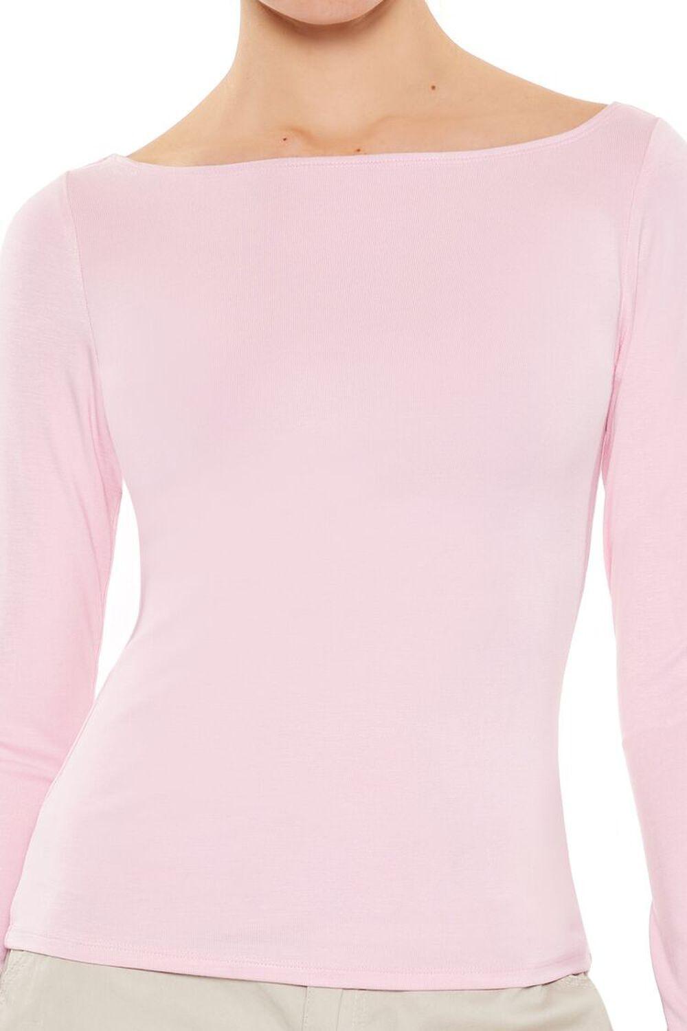 Boat Neck Long-Sleeve Tee | Forever 21 Product Image