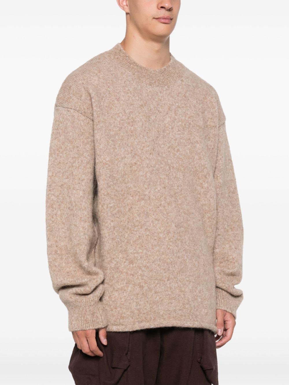 intarsia-knit logo sweater Product Image