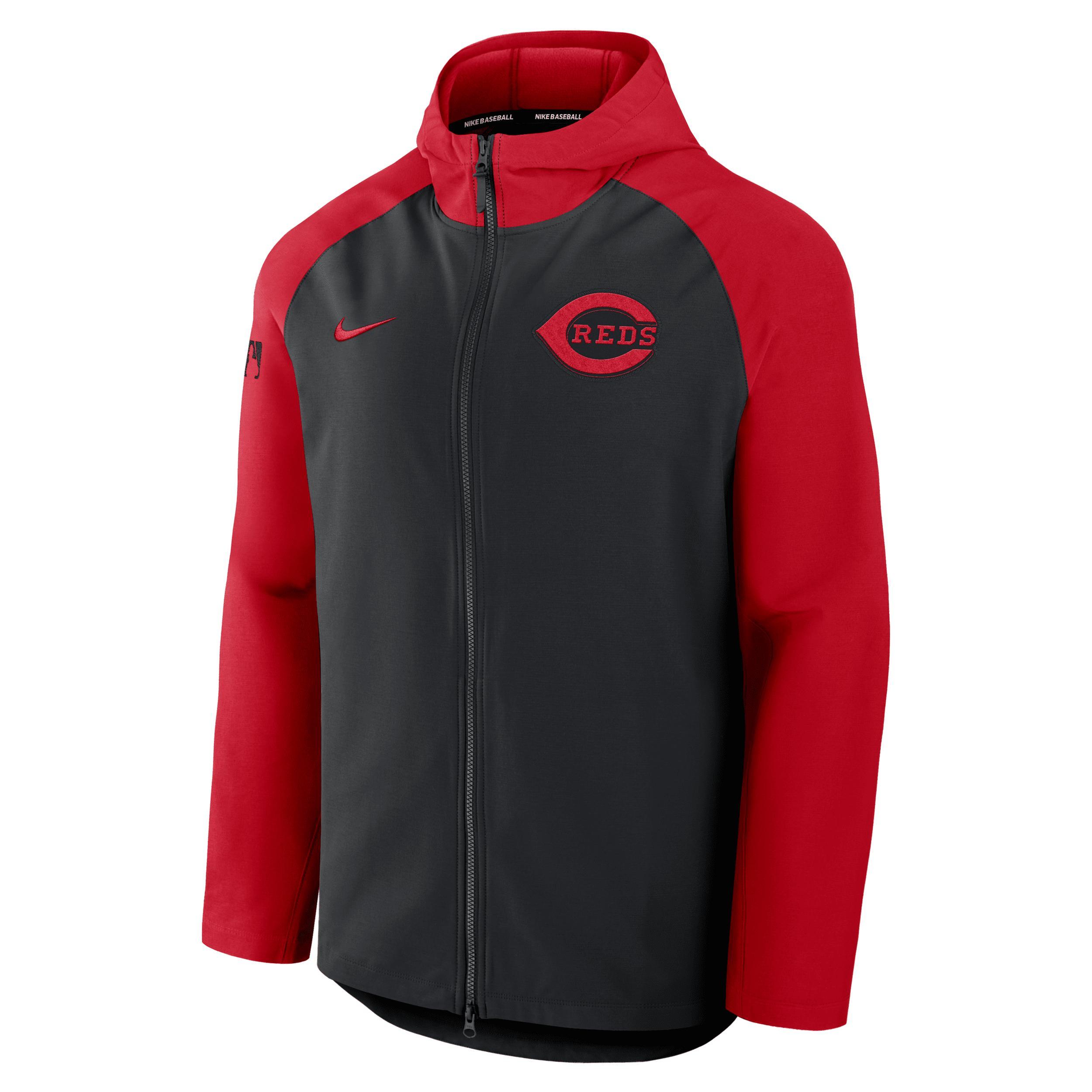 Men's Cincinnati Reds Authentic Collection Menâs Nike Therma MLB Full-Zip Jacket Product Image