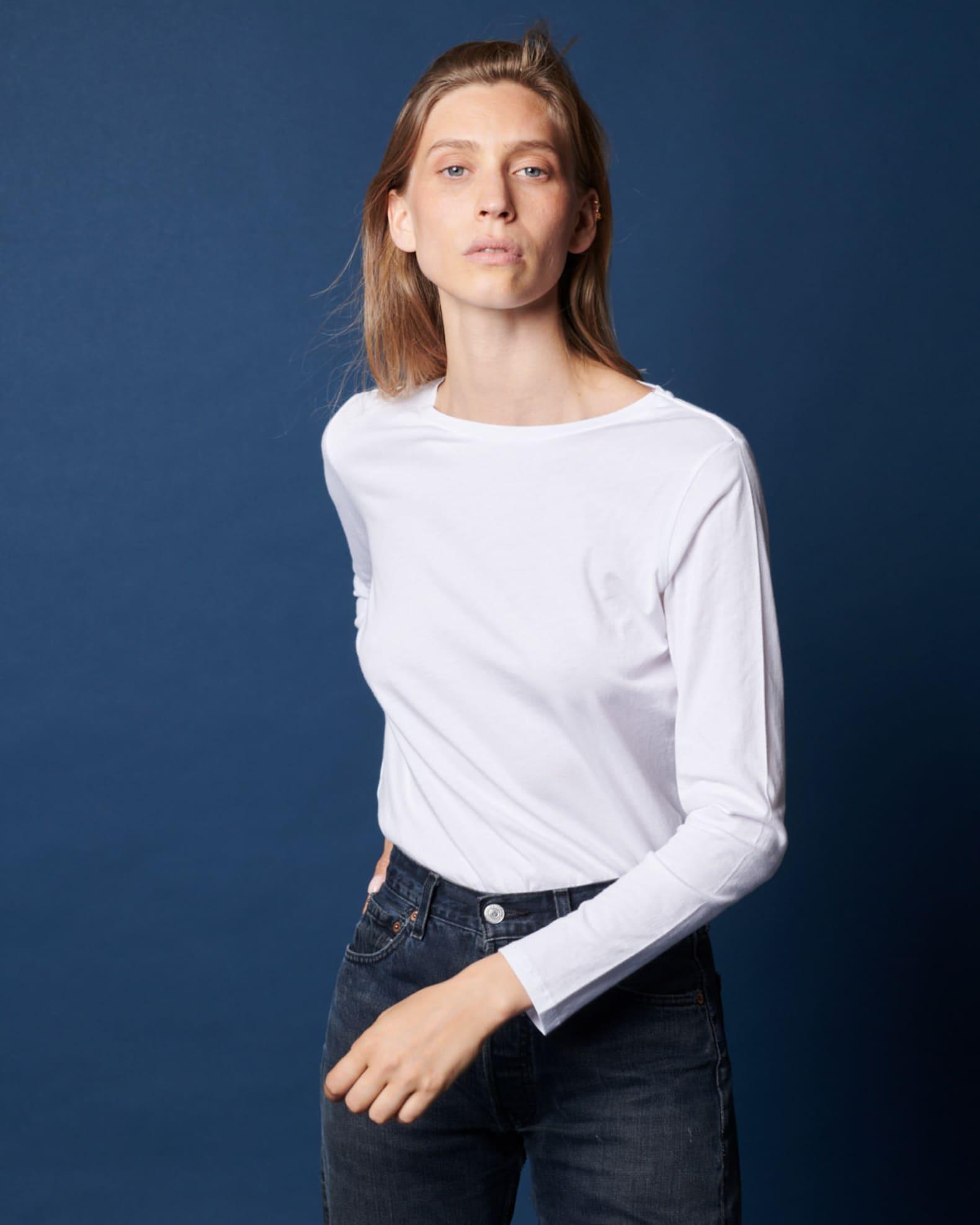 Lyocell Cotton Crewneck Tee Product Image