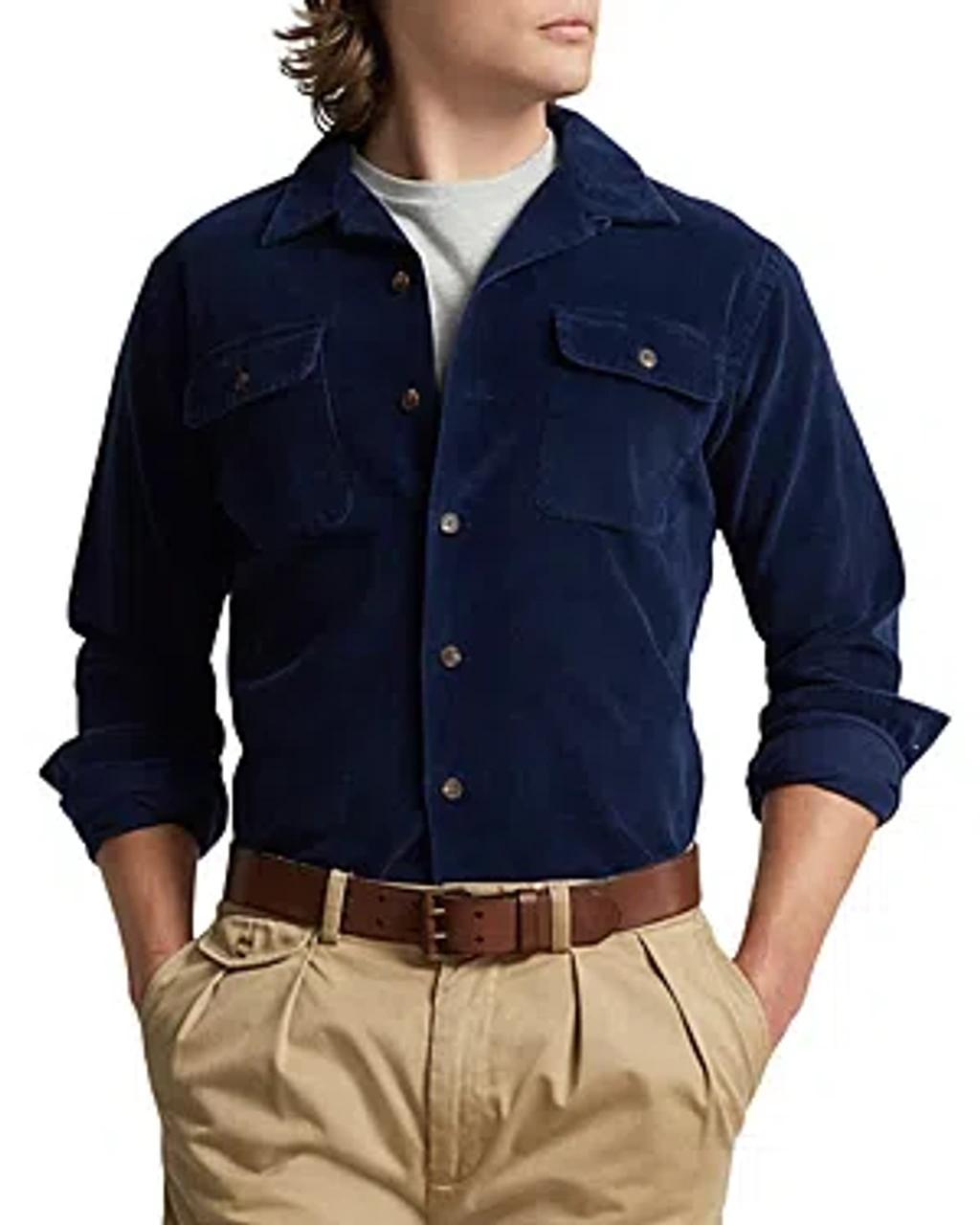 Mens Wide Wale Corduroy Shirt Product Image