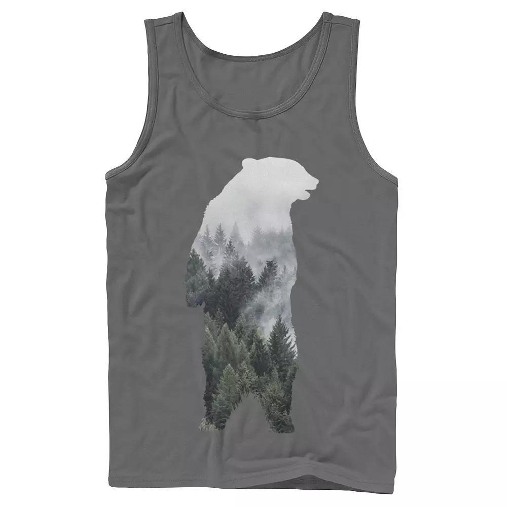 Men's Bear Mountain Silhouette Tank Top, Size: Small, Grey Product Image