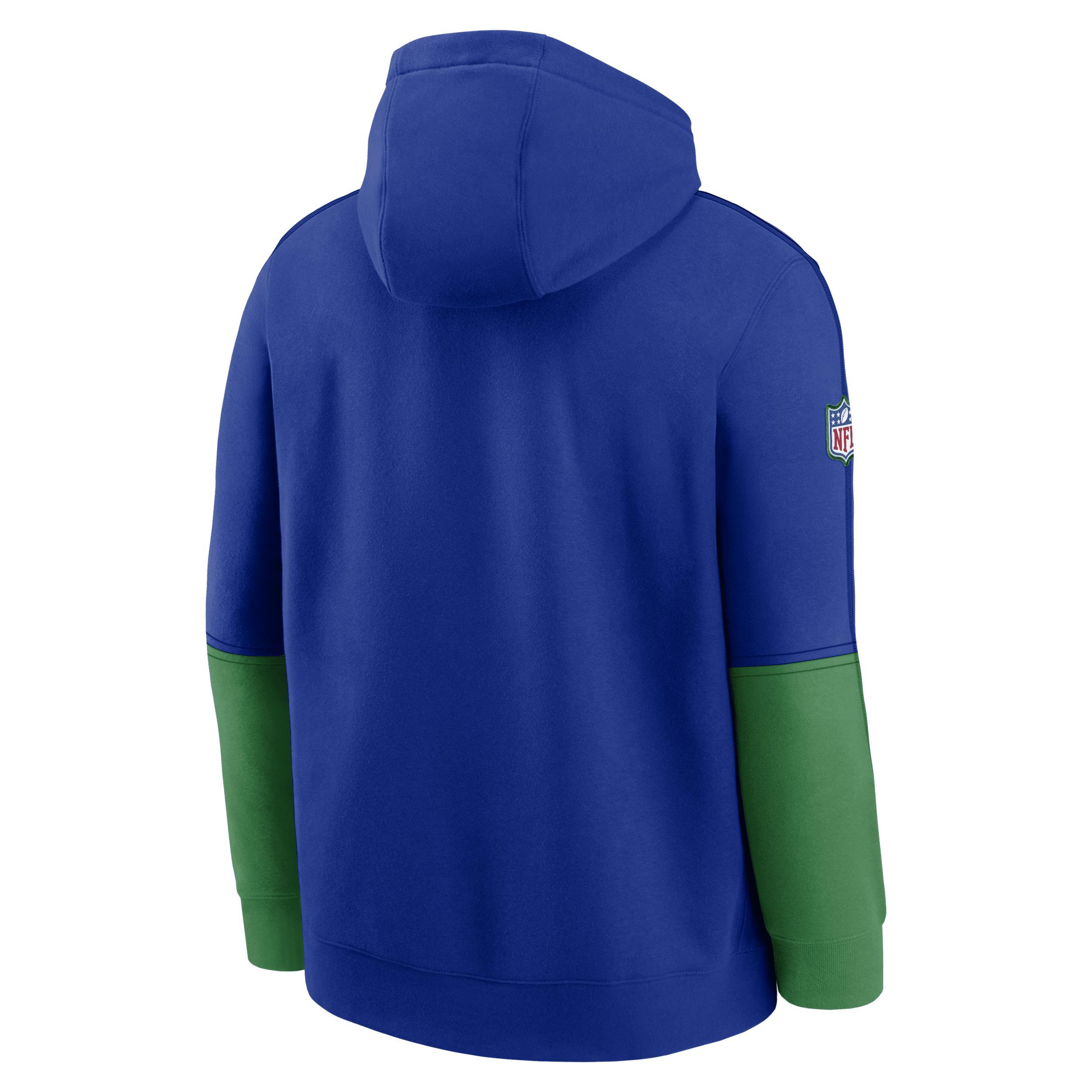 Seattle Seahawks Logo Team Issue Club Nike Men's NFL Pullover Hoodie Product Image