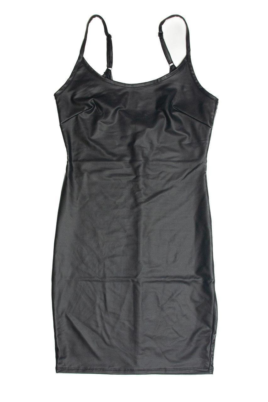 Pleather Cami Mini Dress Product Image