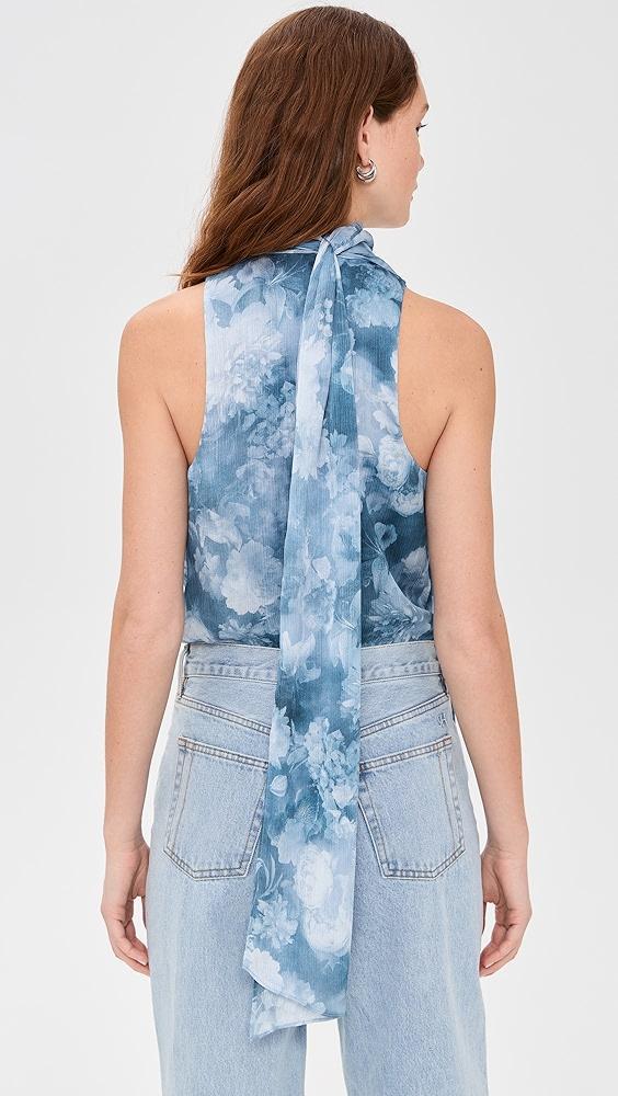 L'AGENCE Ichirou Necktie Bodysuit | Shopbop Product Image