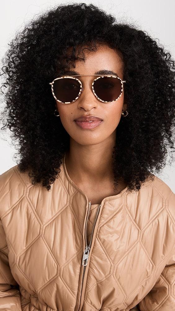 Oliver Peoples Eyewear Metal Square Sunglasses | Shopbop Product Image