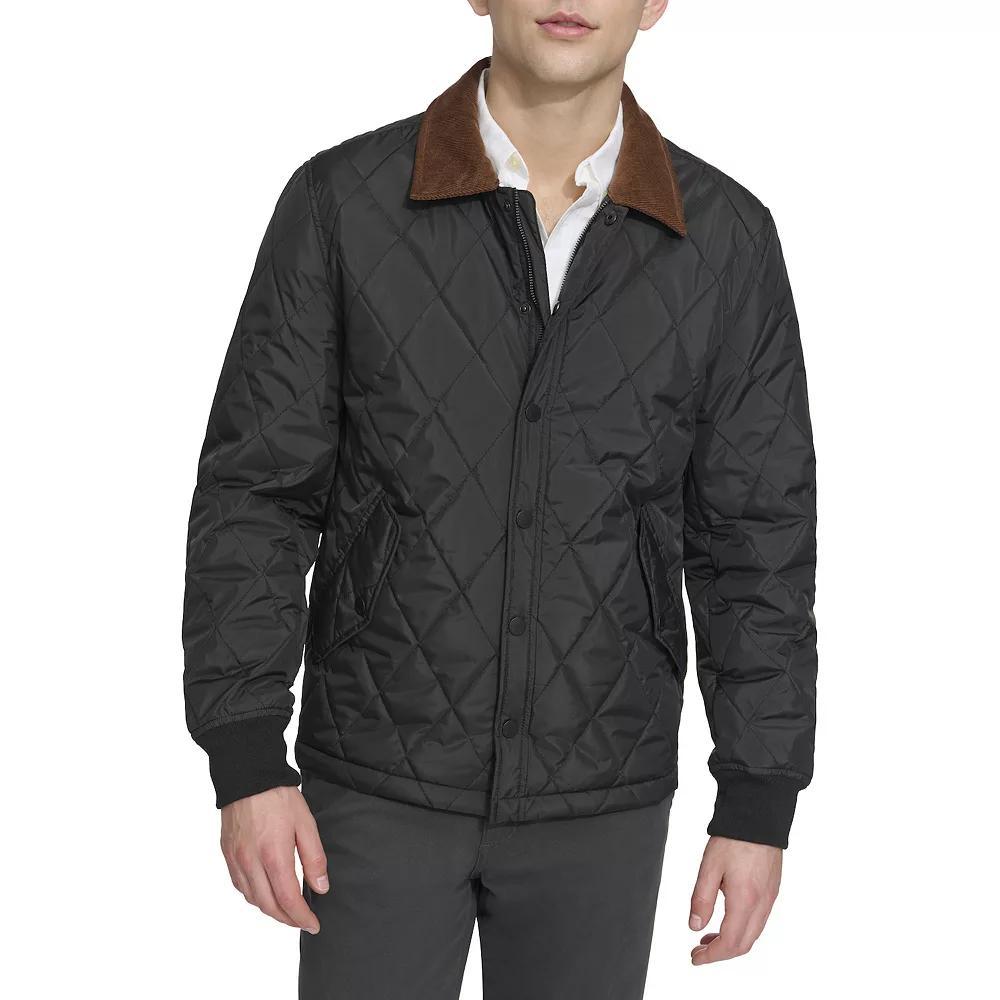 Men's Dockers® Quilted Depot Jacket, Size: XL, Black Product Image