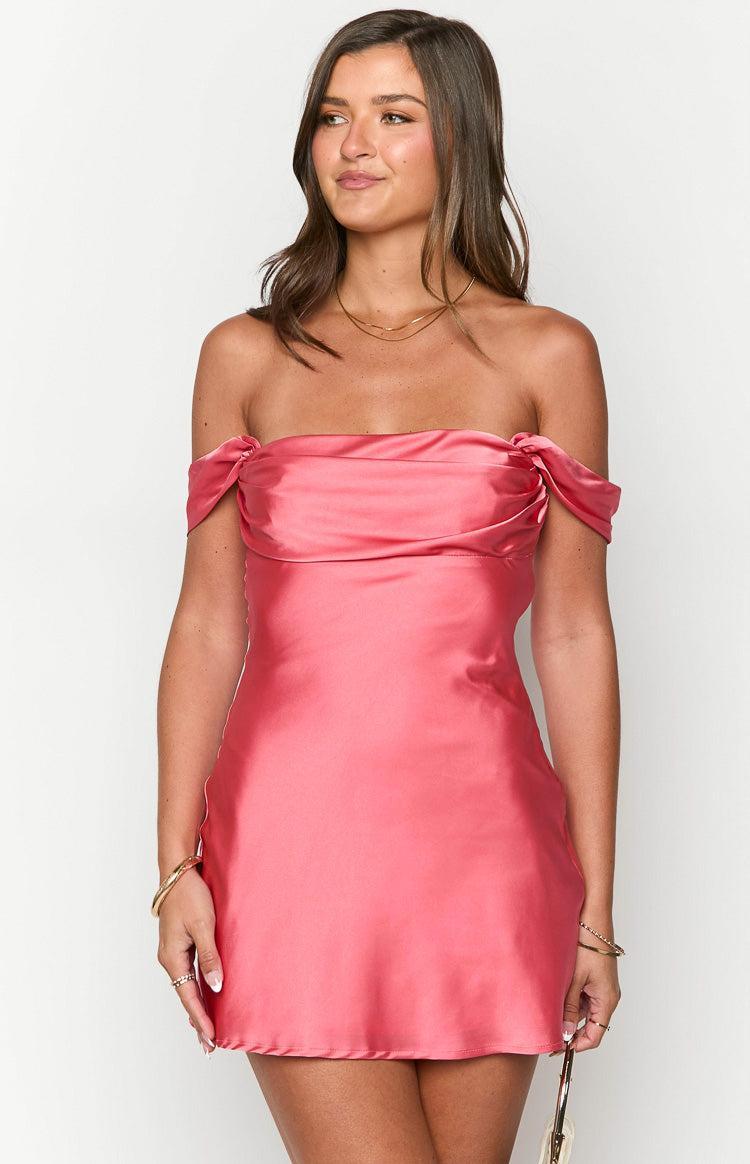 Zoella Pink Off The Shoulder Mini Dress Product Image