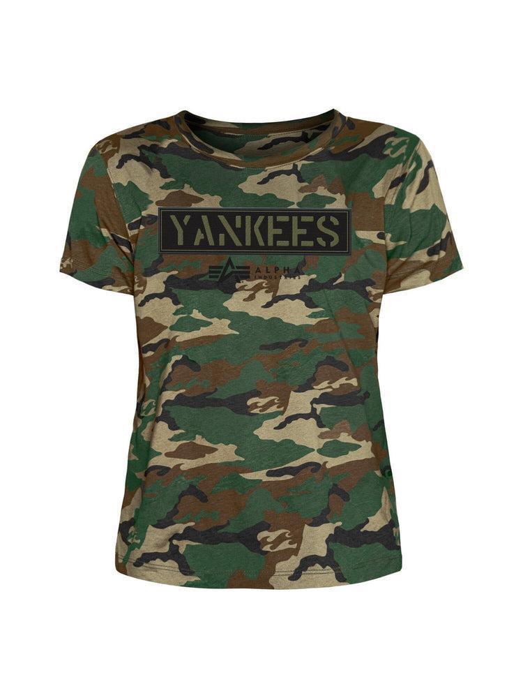 WOMEN'S NEW YORK YANKEES X ALPHA X NEW ERA CAMO T-SHIRT - CAMO / L Product Image