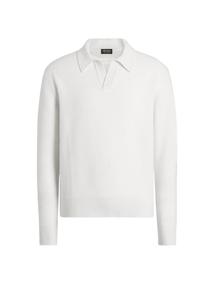 Mens Oasi Cashmere Polo Shirt Product Image