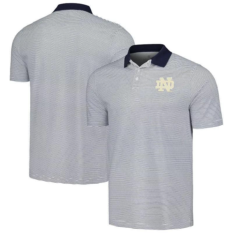 Men's Colosseum White/Maroon Minnesota Golden Gophers Print Stripe Polo, Size: XXL Product Image