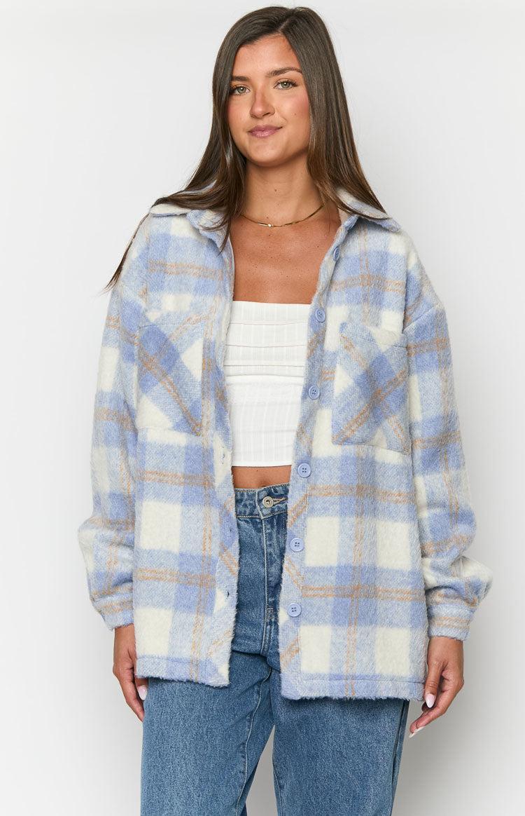 Neve Blue Check Jacket Product Image