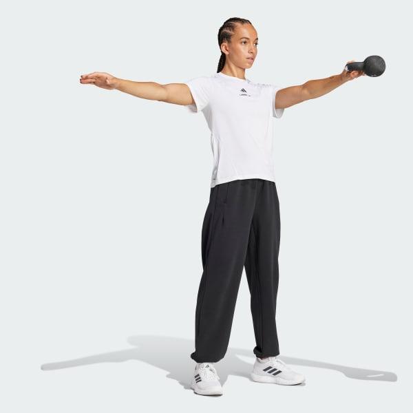 adidas Les Mills Graphic Tank Top White M Womens Product Image