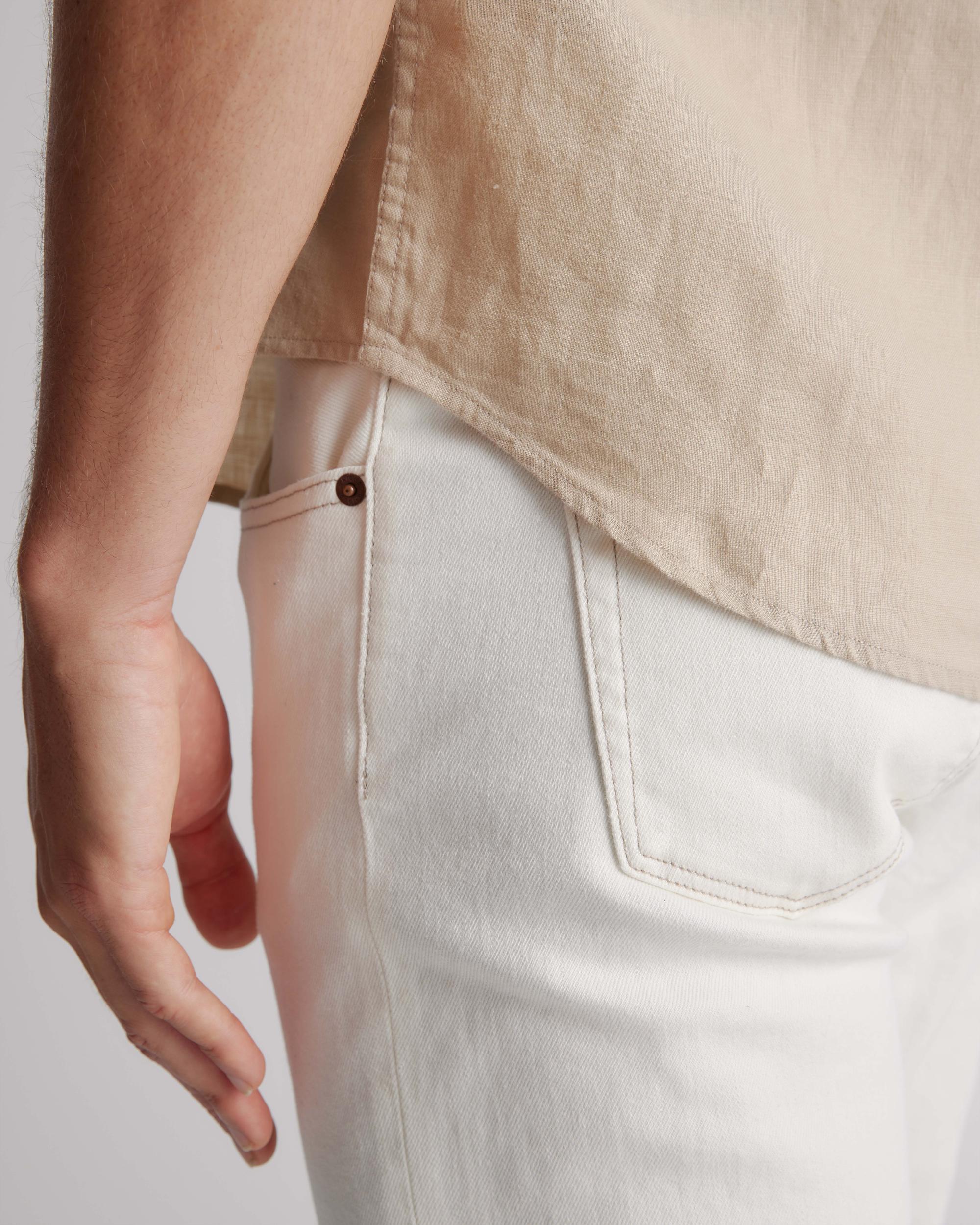 Quince | Men's 100% European Linen Relaxed Short Sleeve Shirt Product Image