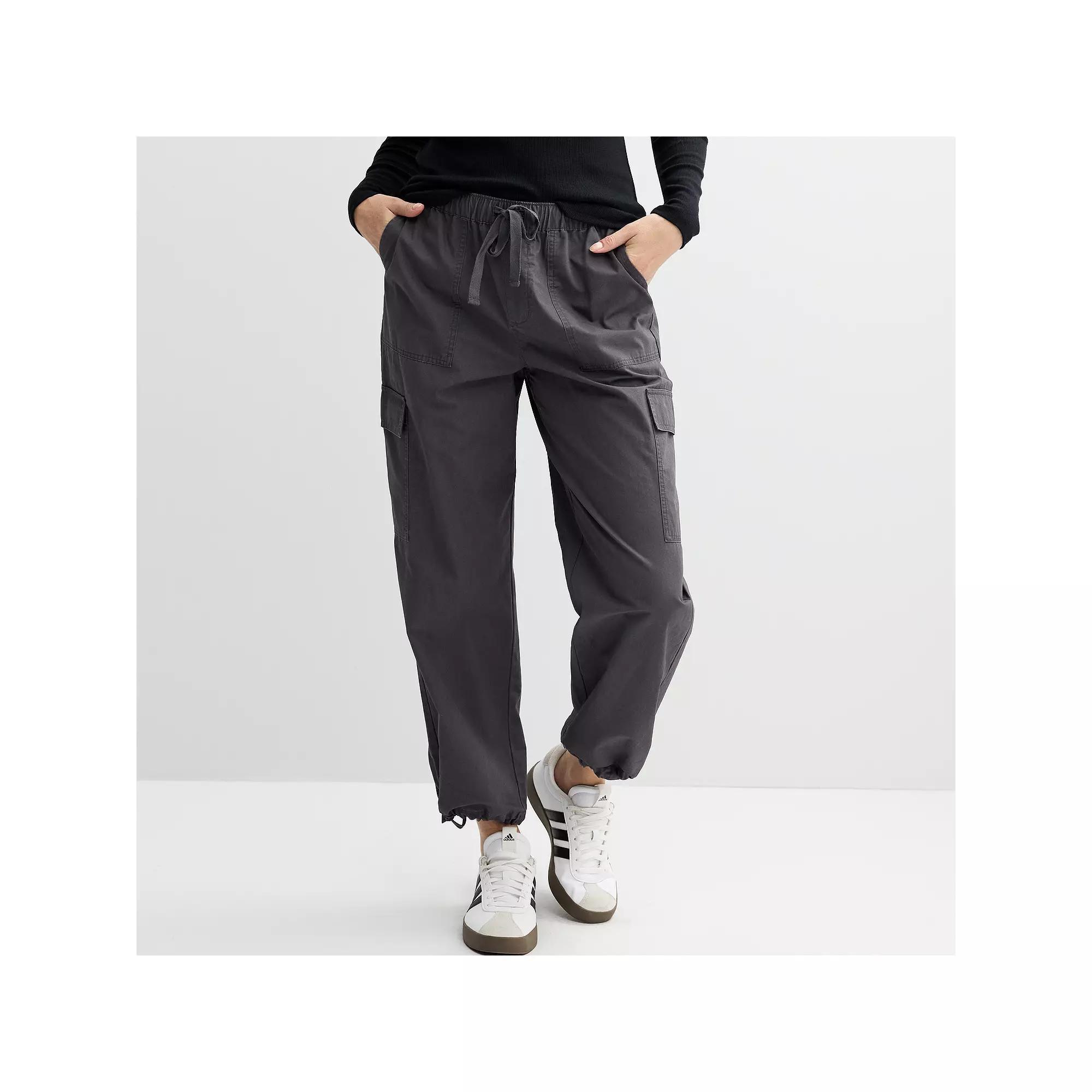 Women's Sonoma Goods For Life® Parachute Pants, Size: Small, Manolo Green Product Image