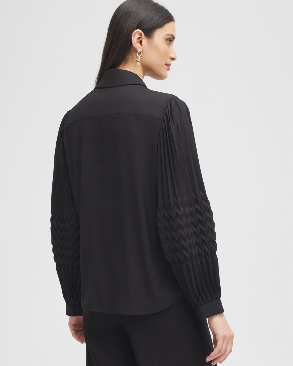 Black Label™ Pleated Blouse Product Image