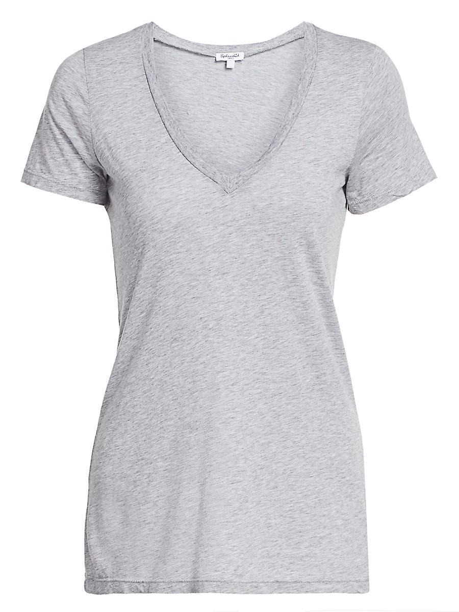 Splendid Kate V-Neck Short Sleeve Tee Shirt Product Image