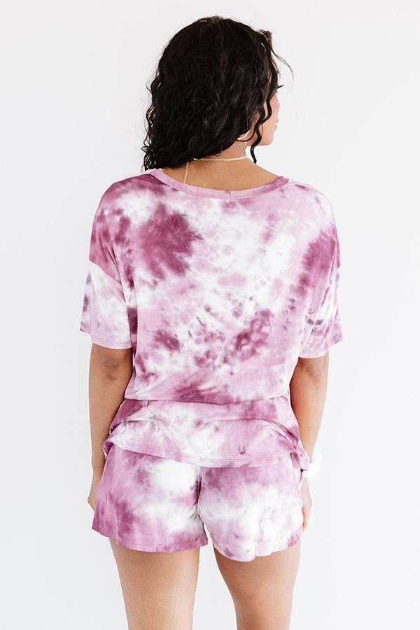 Cozy Snapshot Tie Dye Shift Tee Product Image