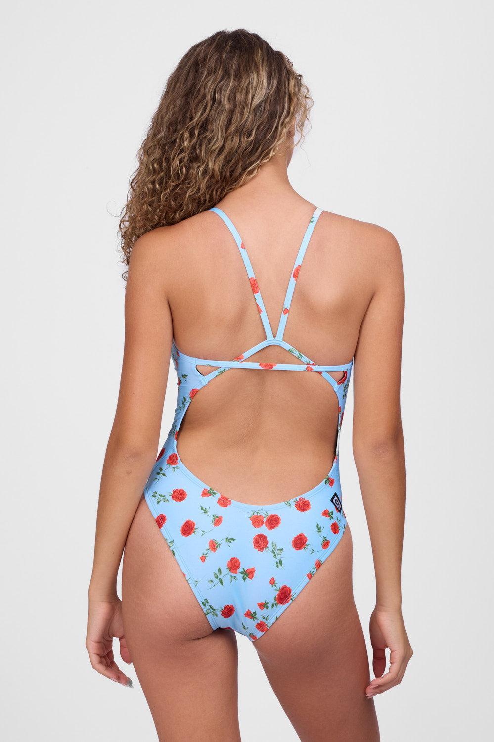 Perry One Piece Swimsuit - Green Apple Contrast Female Product Image
