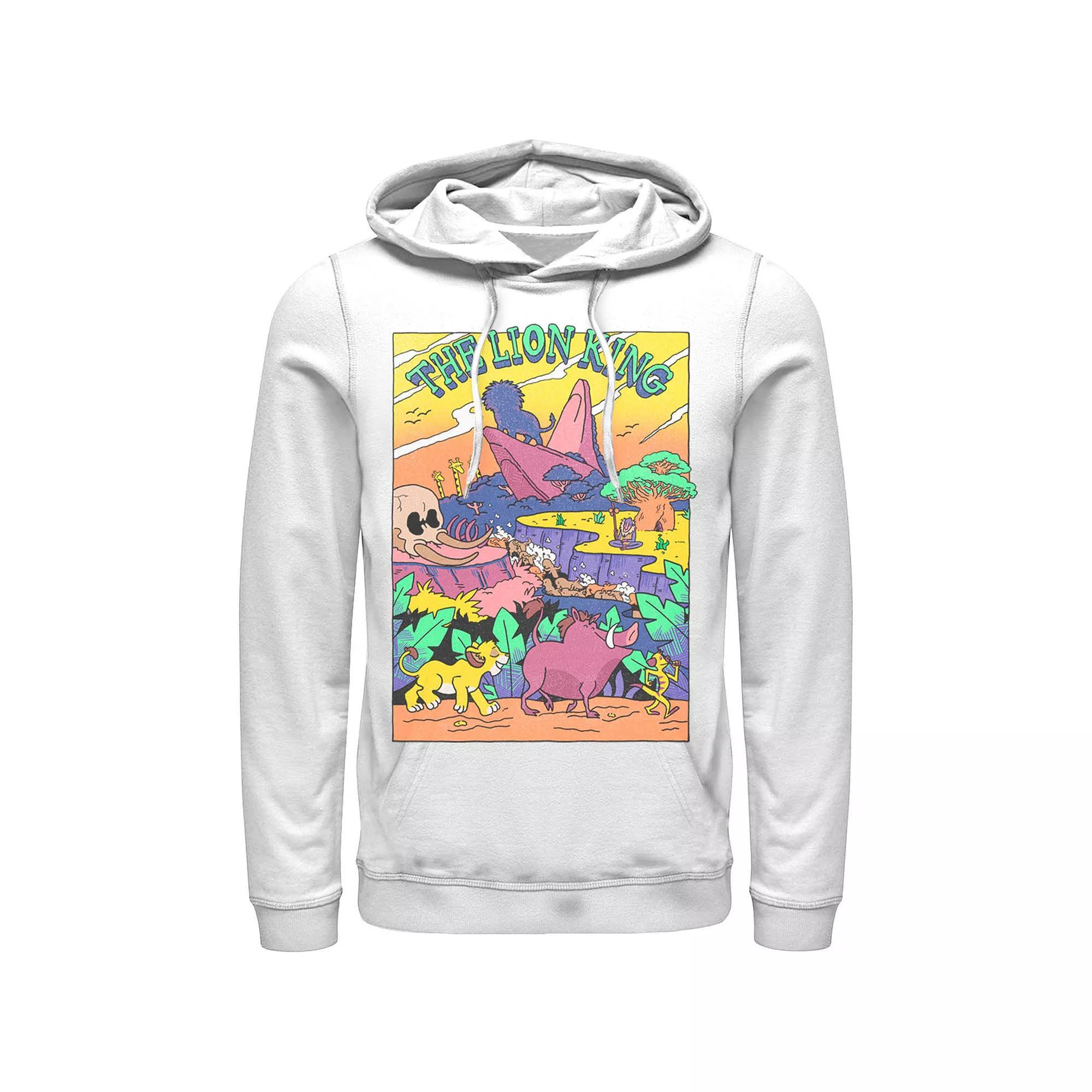 Disney's Lion King Men's Legend of Lion King Colorful Hoodie, Size: Small, Blue Product Image