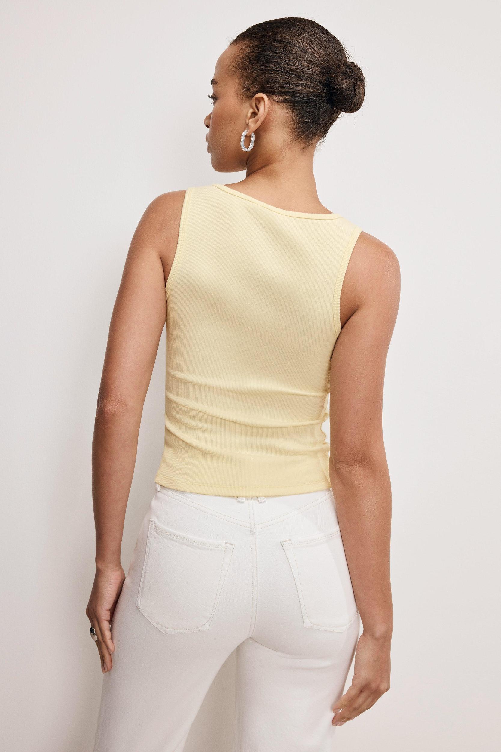 MICRO RIB TANK TOP | LIGHT RAY001 Product Image