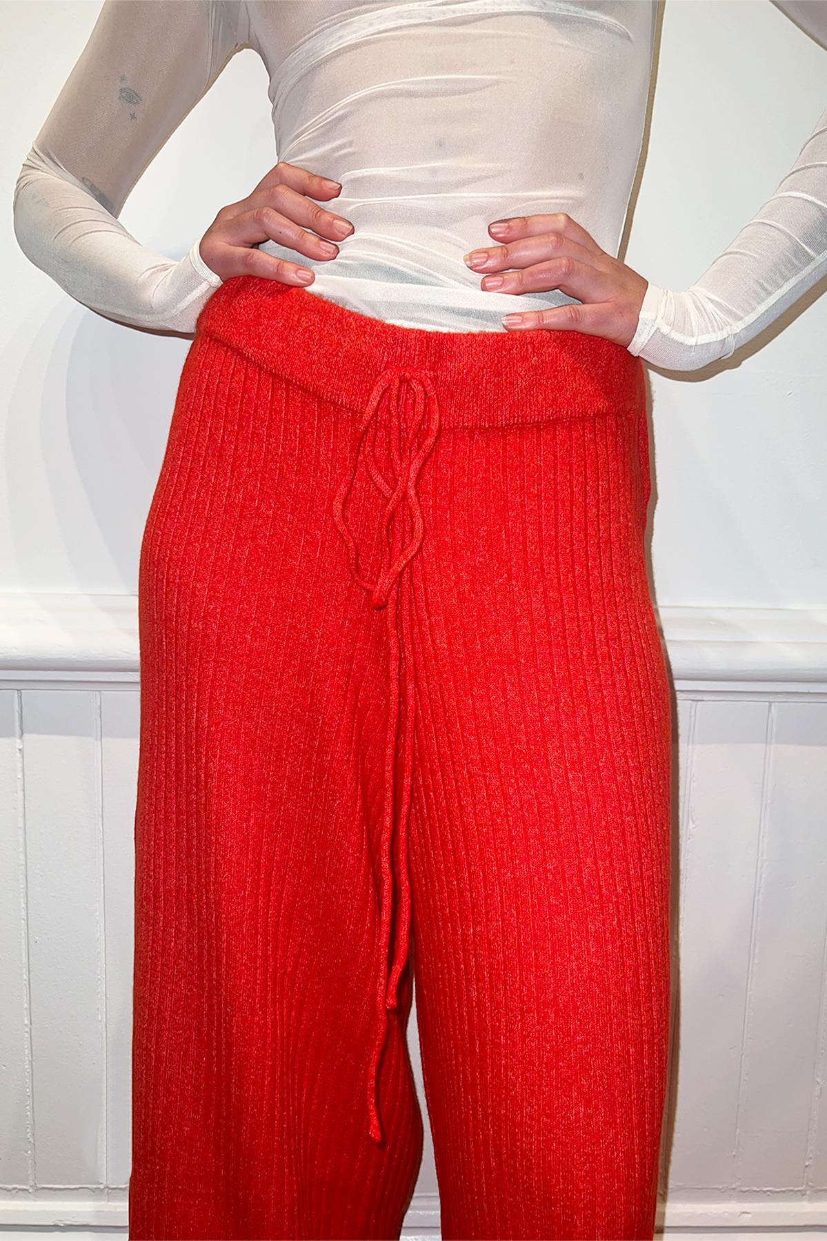 Margaux Knit Pant - Cherry Tomato Product Image