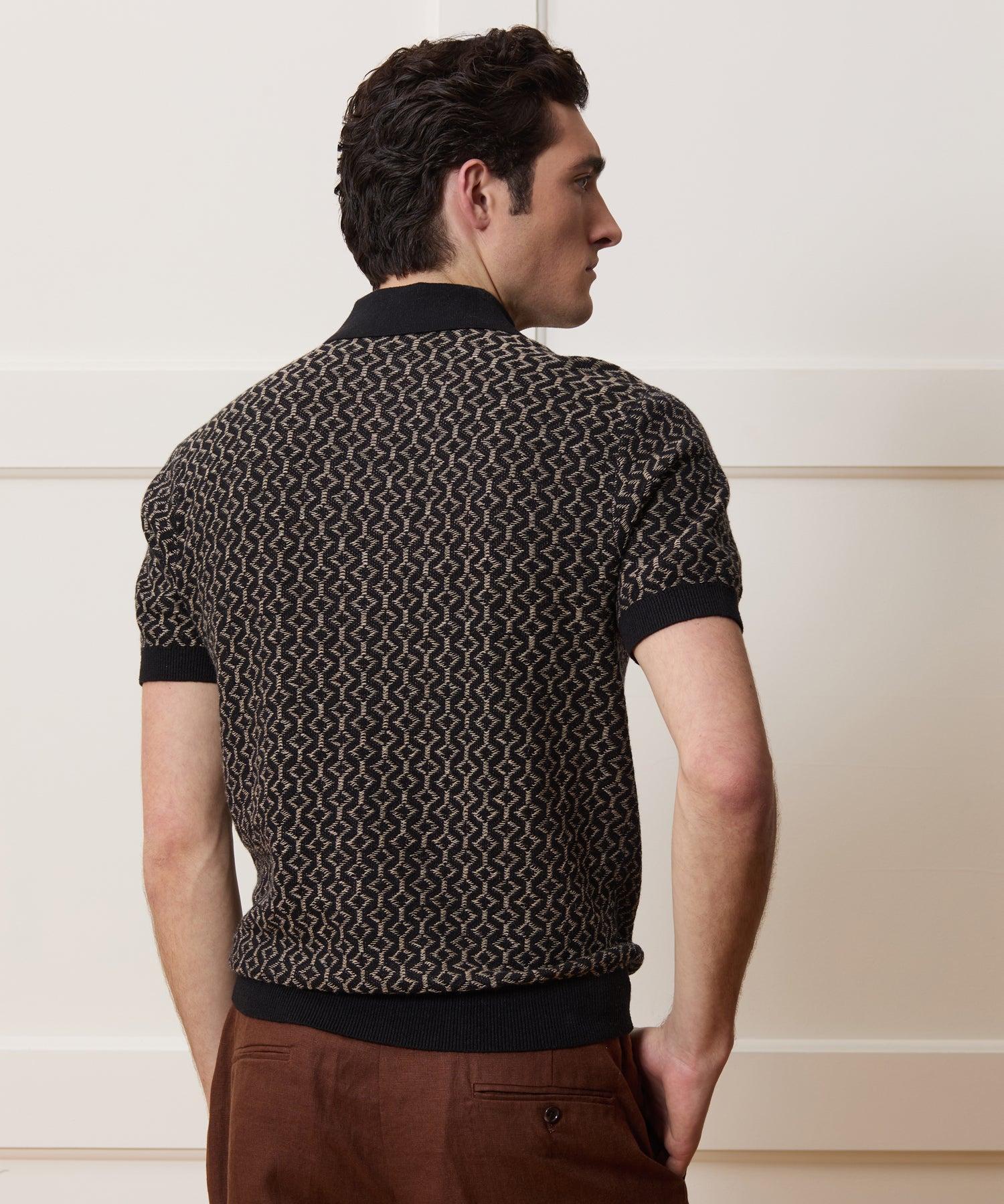 Linen-Cotton Sweater Polo Product Image
