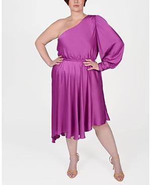 Mayes Nyc Olivia One Shoulder Dress Product Image