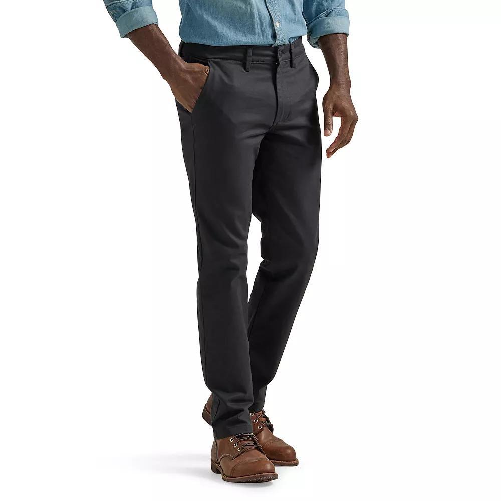 Men's Lee® Legendary Slim-Fit Straight Pants, Size: 40X30, Black Product Image