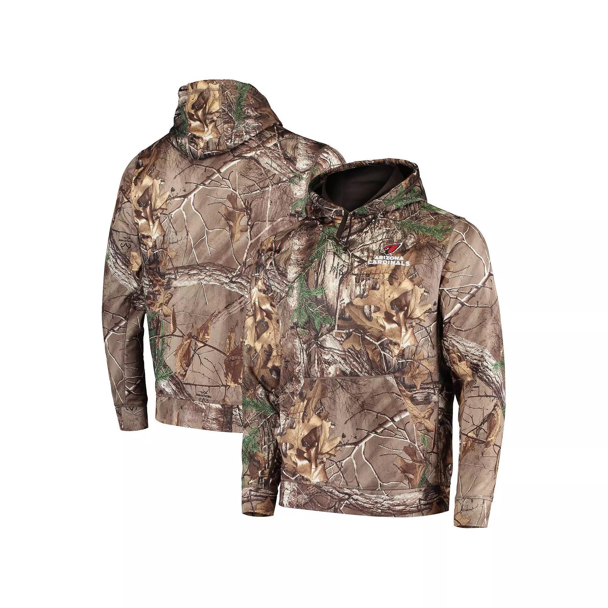 Men's Dunbrooke Realtree Camo Arizona Cardinals Circle Champion Tech Fleece Pullover Hoodie, Size: 2XL, Green Product Image
