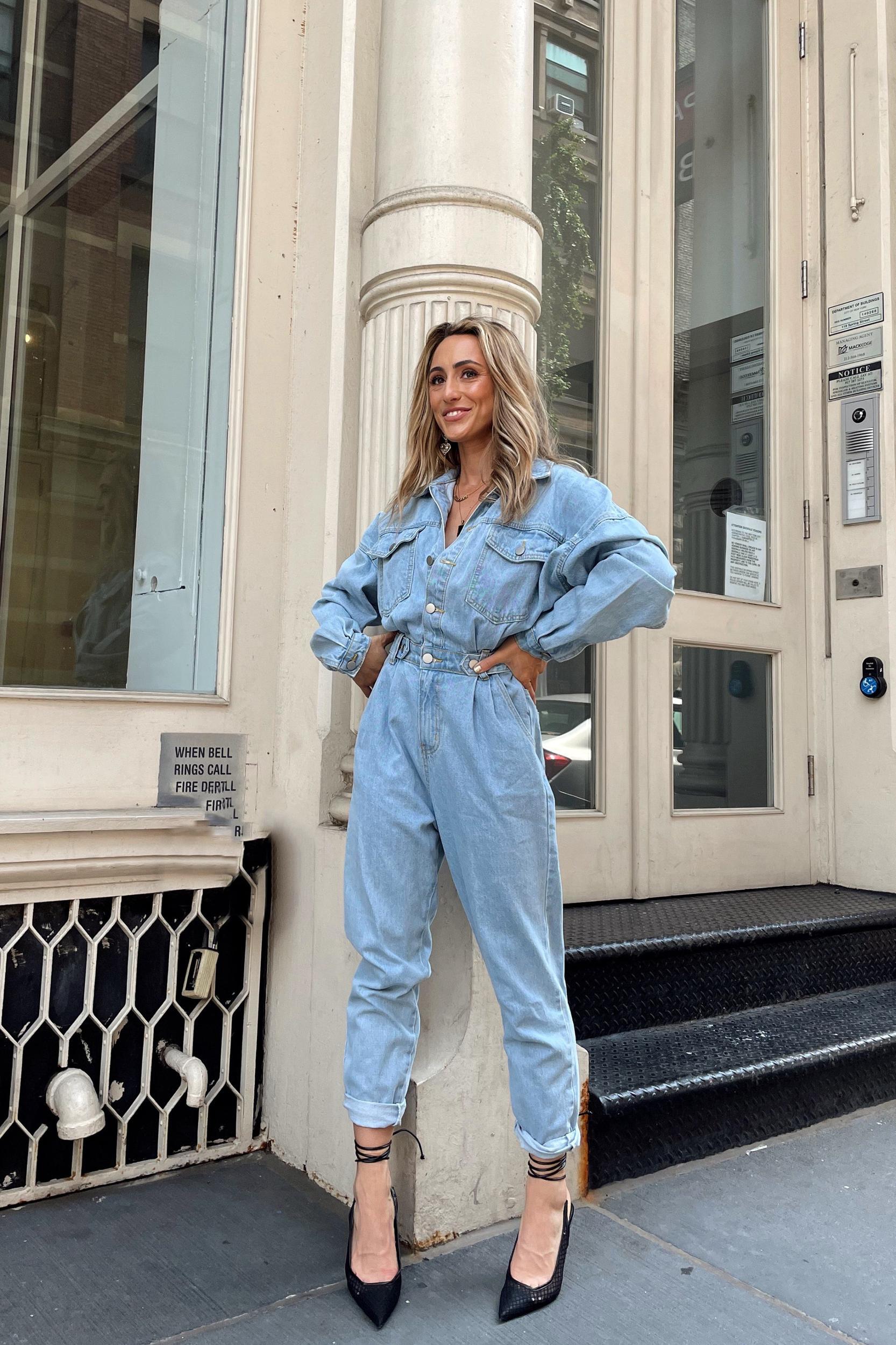 Hendrix Denim Jumpsuit Female Product Image