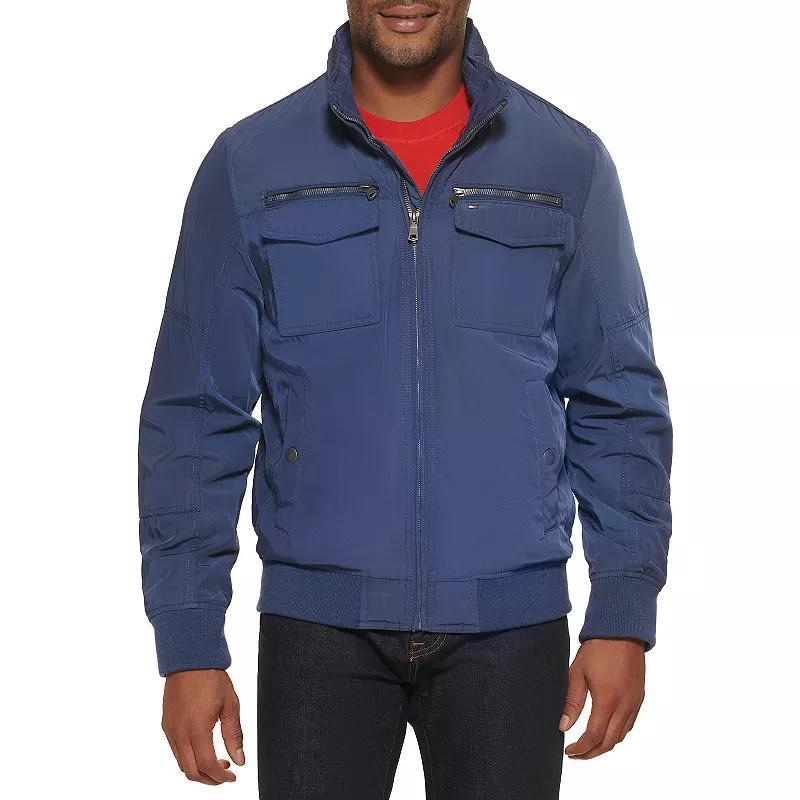 Mens Tommy Hilfiger Lightweight Performance Bomber Jacket, Mens Green Product Image