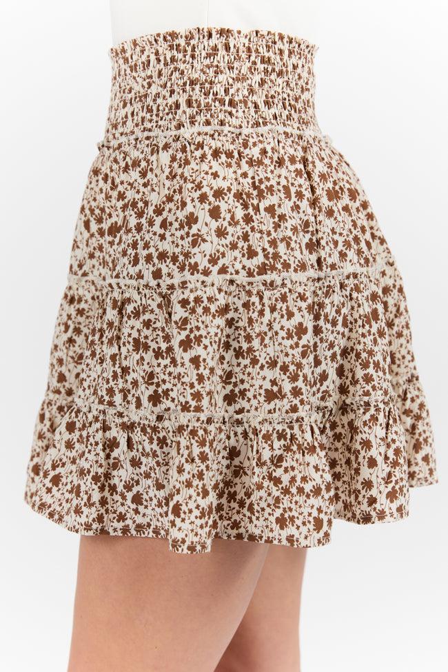 Through The Garden Pink Solid Mini Skort FINAL SALE Product Image