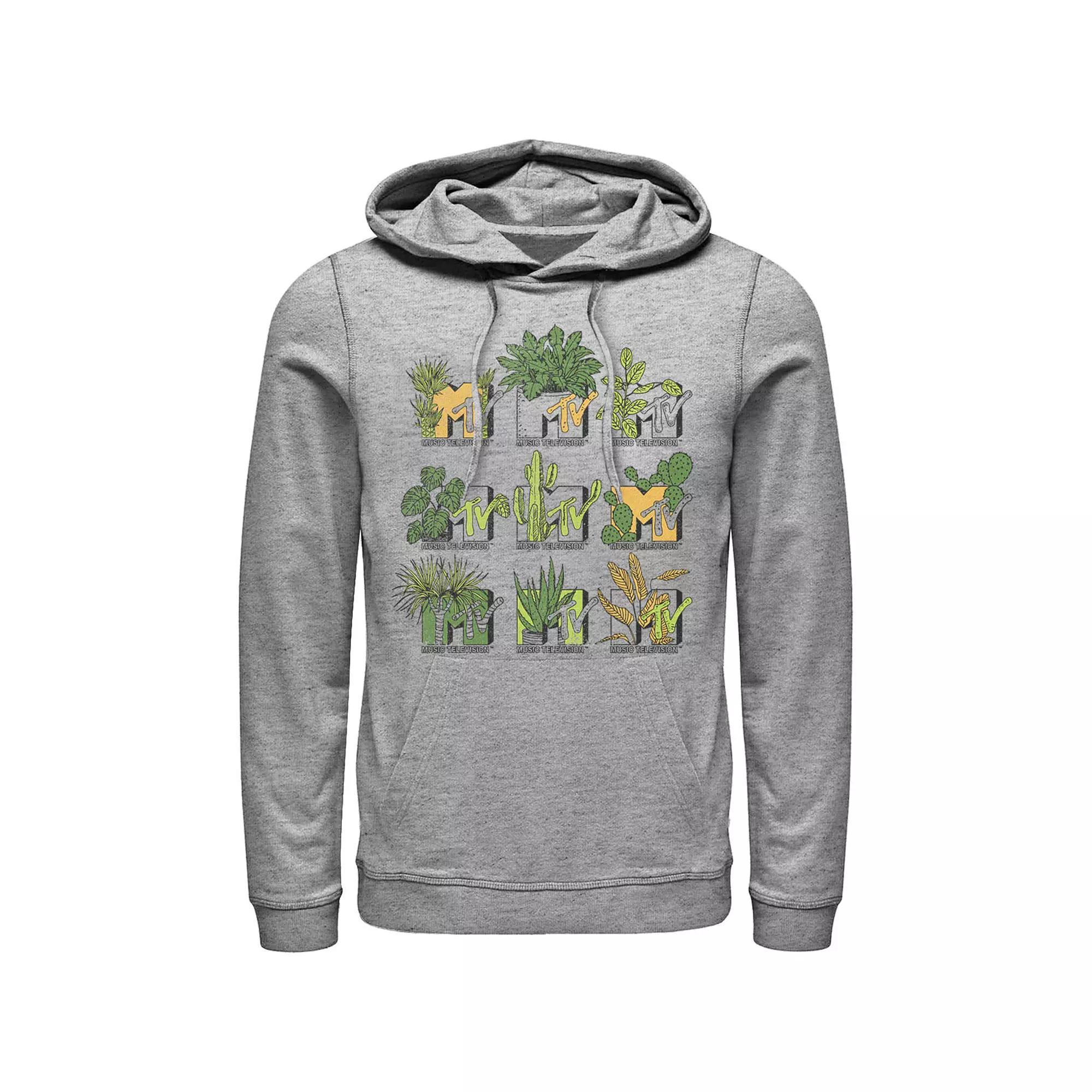 Men's MTV Mtve Succulents Plants Logo Hoodie, Size: XL, Red Product Image
