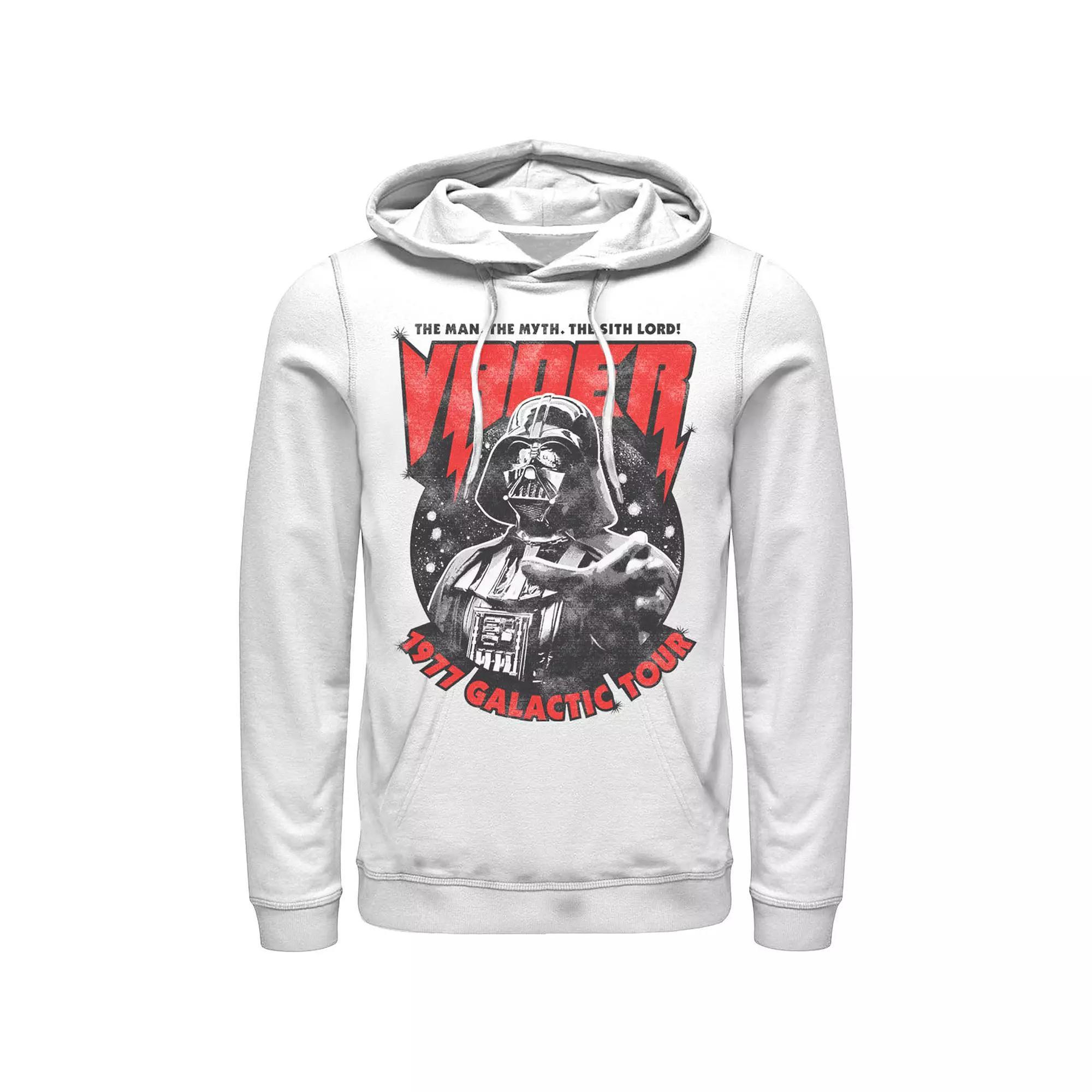 Men's Star Wars Vader 1977 Galactic Tour Metal Poster Hoodie, Size: Large, Black Product Image